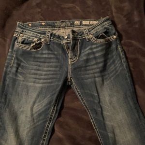 Miss Me boot cut jeans!! 33 waist
